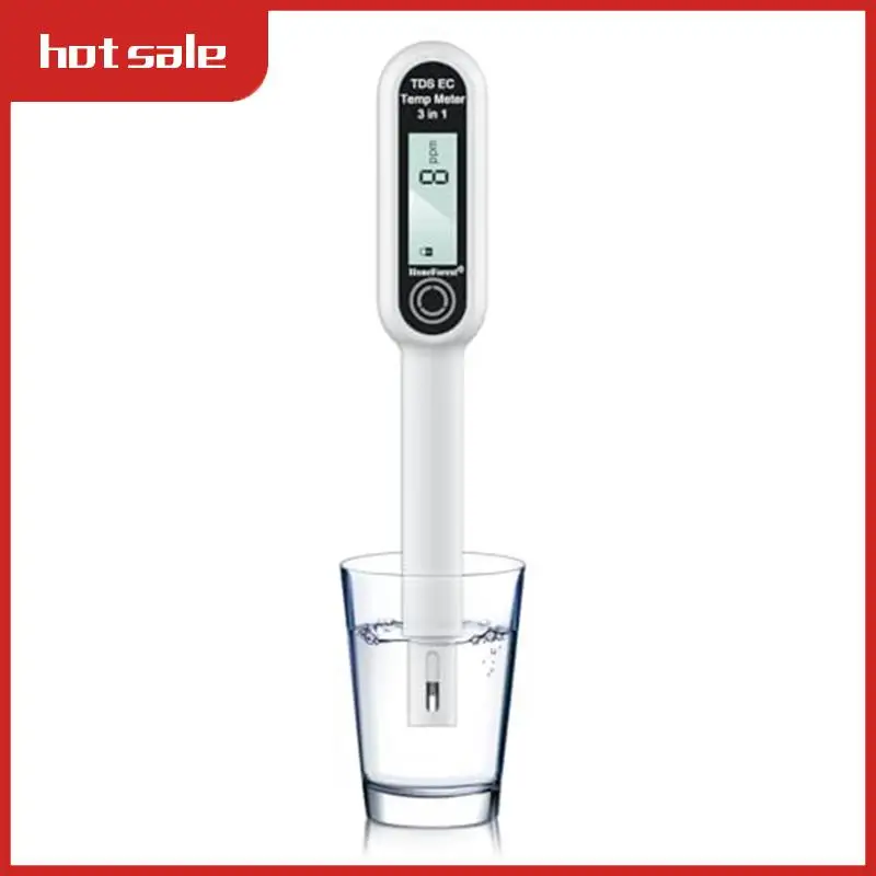 مقياس TDS، مقياس EC، مقياس الحرارة 3 في 1، جهاز اختبار المياه الرقمي بدقة TDS، دقيق دائمًا عند درجات حرارة مختلفة متينة