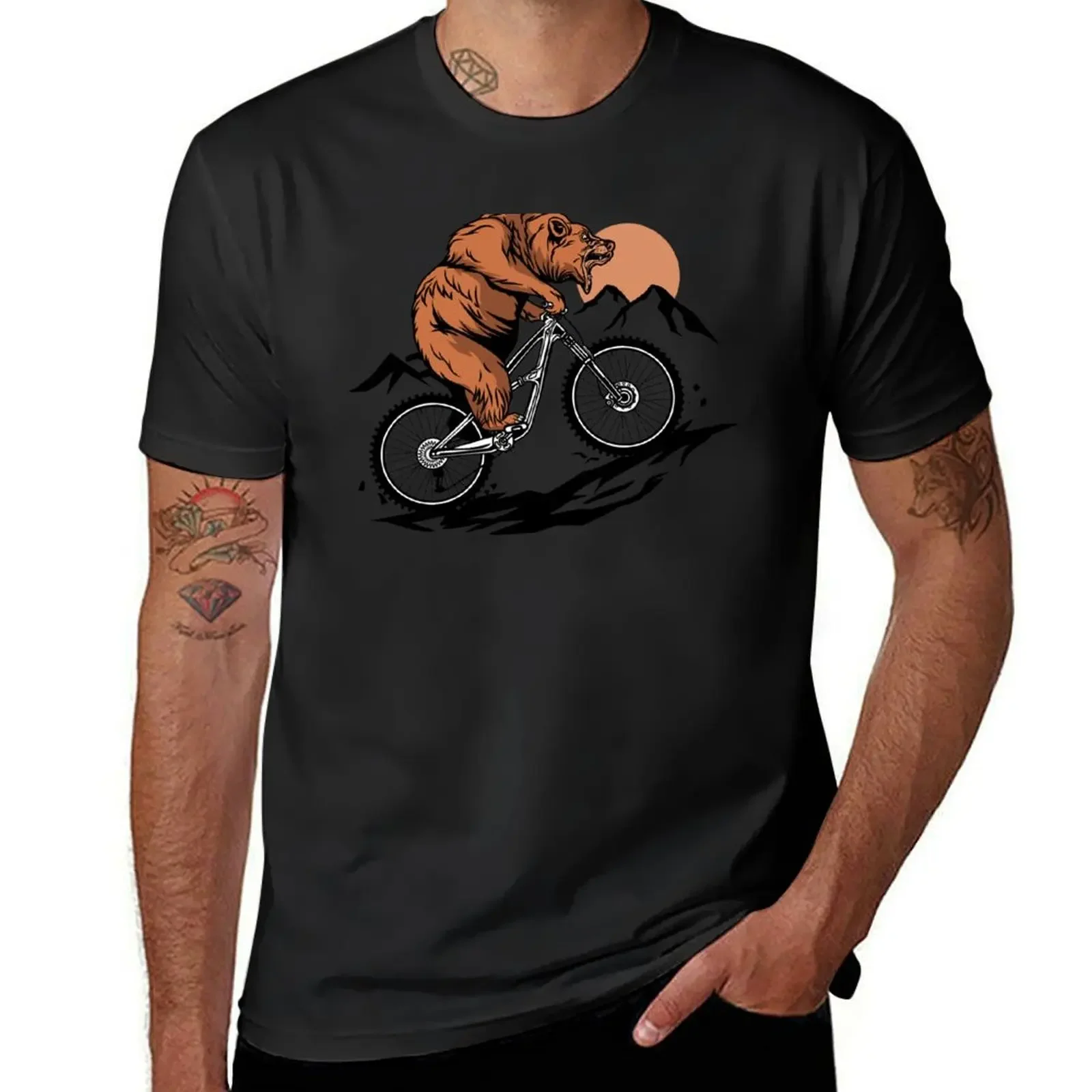 

Biker Bear Mountain Bike T-Shirt anime stuff anime t shirts man clothes t shirts men