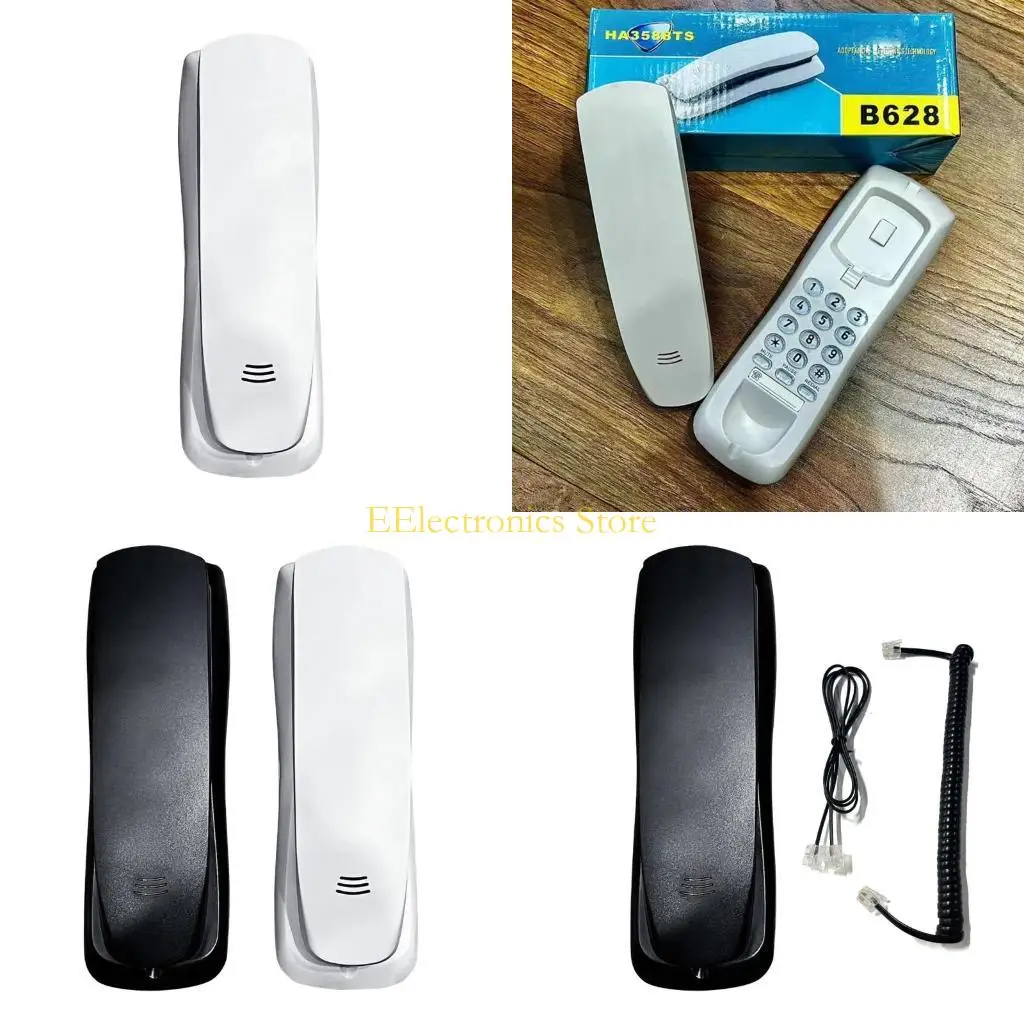 

B03C Wall Phone with Cord Desktop Corded Landline Telephone Wall Mount Corded Phone