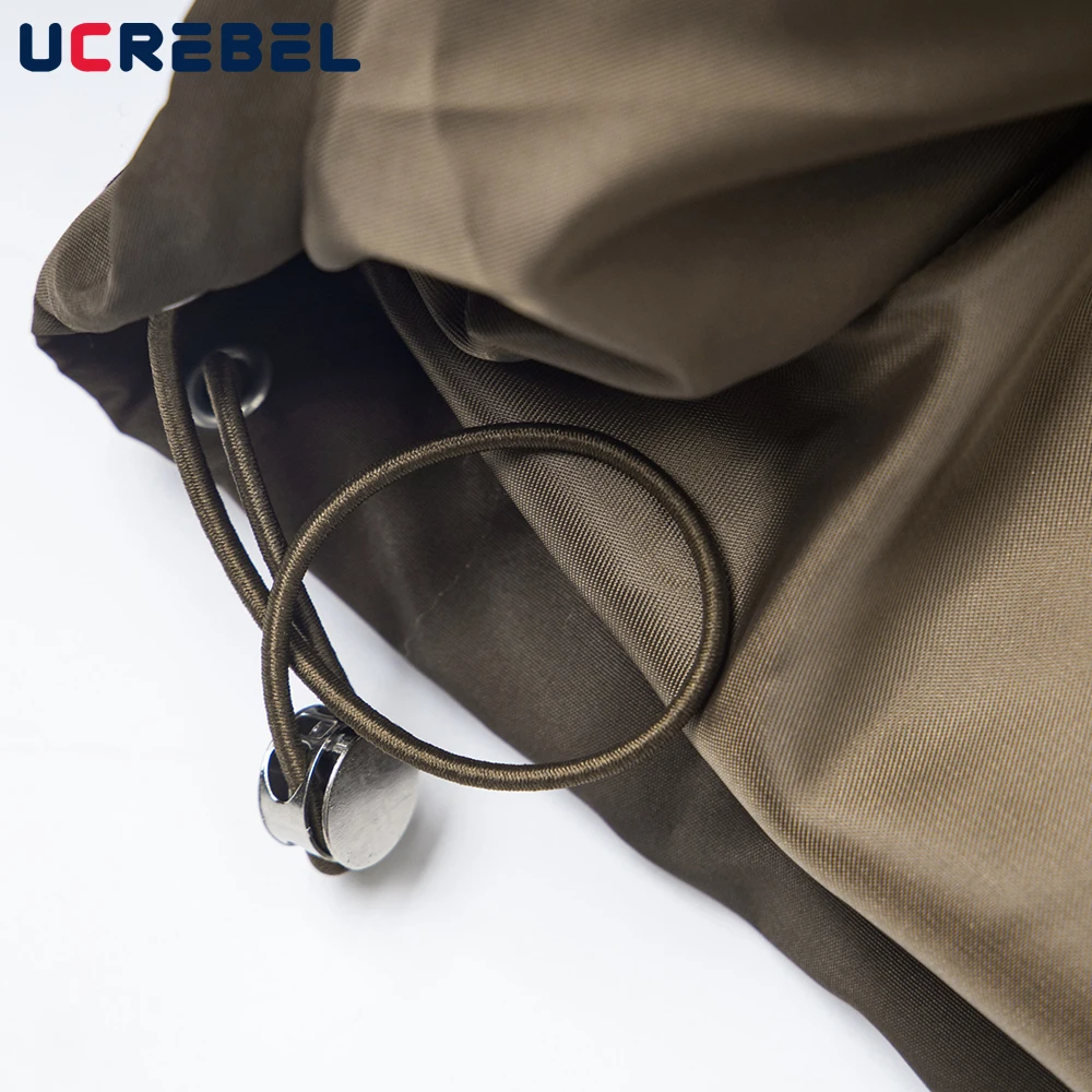 سترة مبطنة مطبوعة بنمط فير آيل للرجال شتوية سميكة ملابس خروج فضفاضة بأكمام طويلة وياقة من الفرو وقلنسوة سترة مبطنة للرجال