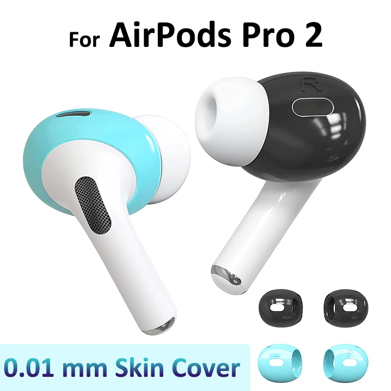 AirPods プロ 2 シリコーン保護ケーススキンカバーイヤーパッド Apple