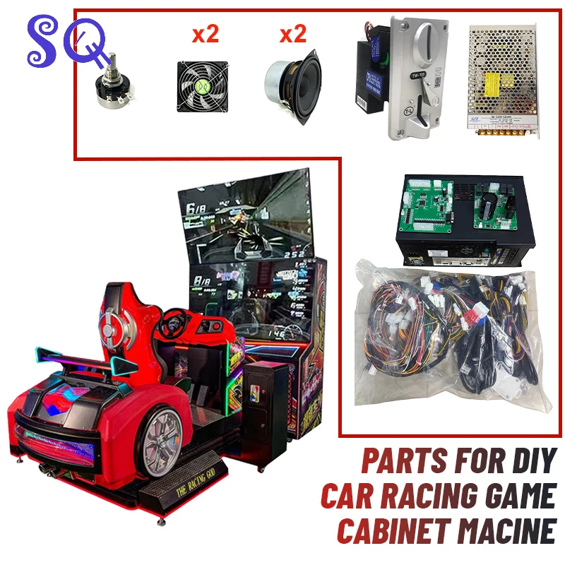 

Монетный аркадный игровой автомат, симулятор движения, гоночный игровой автомат для парков развлечений