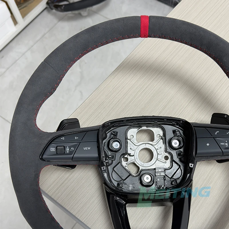 suitable for Audi Q5 FY Q7 Q8 RS7 S7 Red style steering wheel assembly with paddle shifters