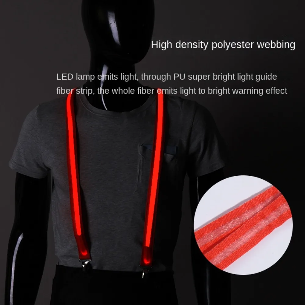 ผู้ชายงานแต่งงานอุปกรณ์เสริม Glow-in-the-dark Tie Bow LED เทศกาลเครื่องแต่งกาย DIY Bow Tie ไฟ LED LED Suspenders Bow Tie