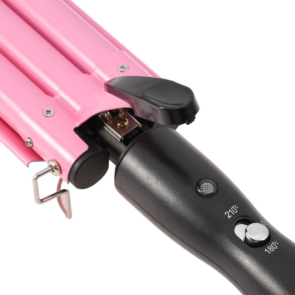 

1PC 22MM Roll Head Hair Curler Household Wavy Perm Rod Thermal Control Three Rods Curler Curling Tool for Salon Ho