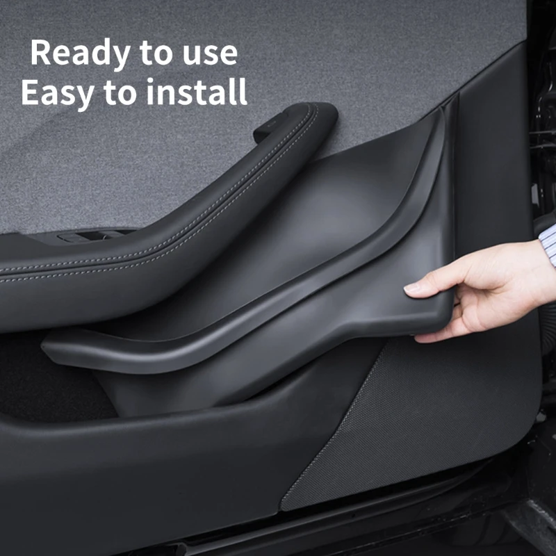 TPE Car Door Side Storage Organizer Tray Front Rear Accessory for Stowing & Tidying For Tesla Model 3