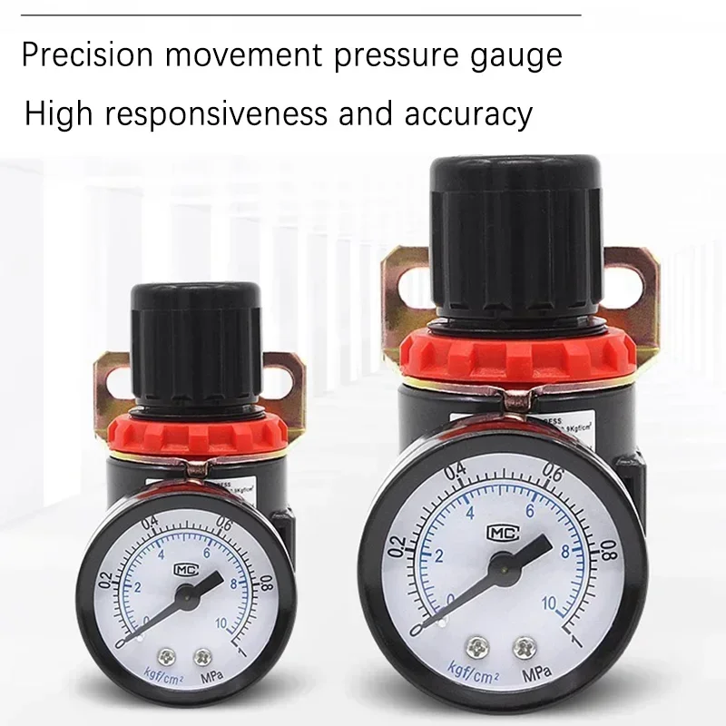 Pneumatic Air Compressor Filter Regulator AFC2000, Oil Water Separator AFR2000 + AL2000 G1/4, Reduce Pressure with Lubricants
