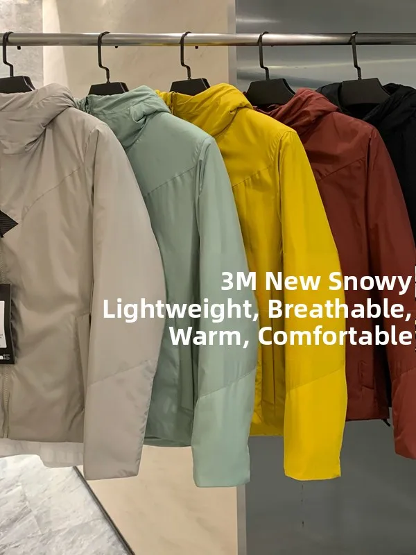 

Новая теплая хлопковая куртка Snowy с капюшоном, осень-зима 2025, новый стильный дизайн, повседневная одежда