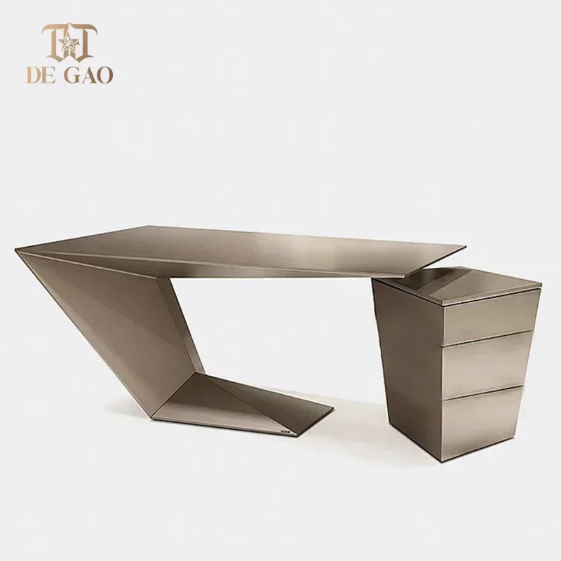 Computer Gaming Desk High-end Study Desk Light Luxury Office Boss Simple Modern Design Single Corner Escritorio Customize CEO