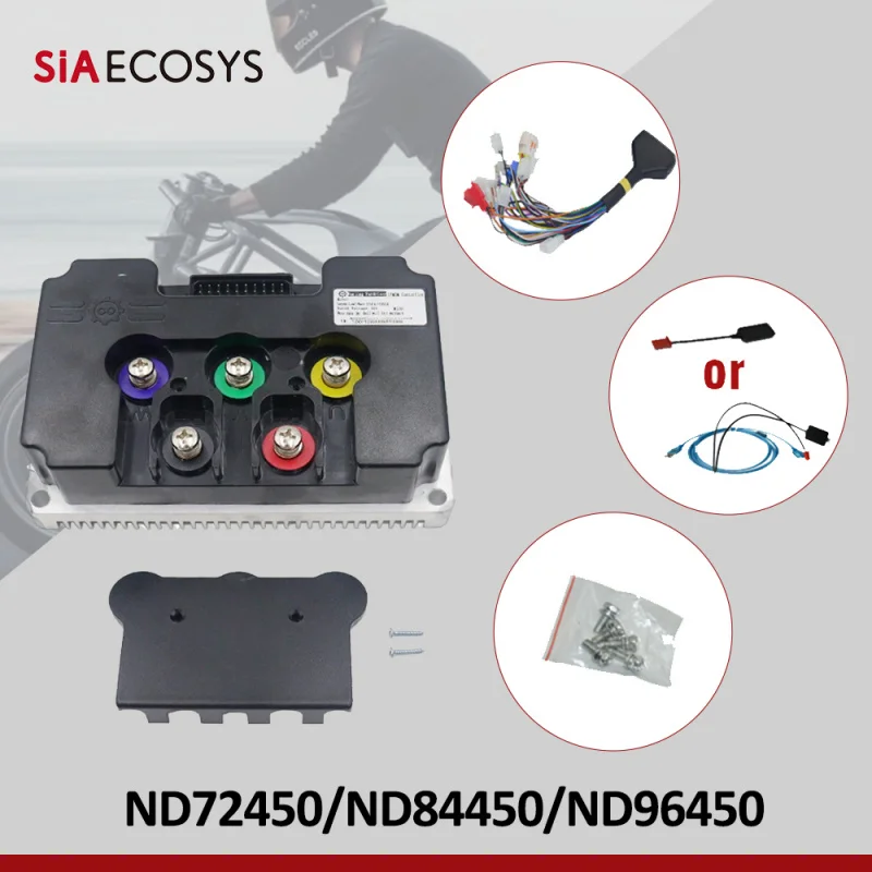 Fardriver Sine Wave Controller ND72450/ND84450/ND96450 72-96V DC Bluetooth Debugging Programming Motor Controller