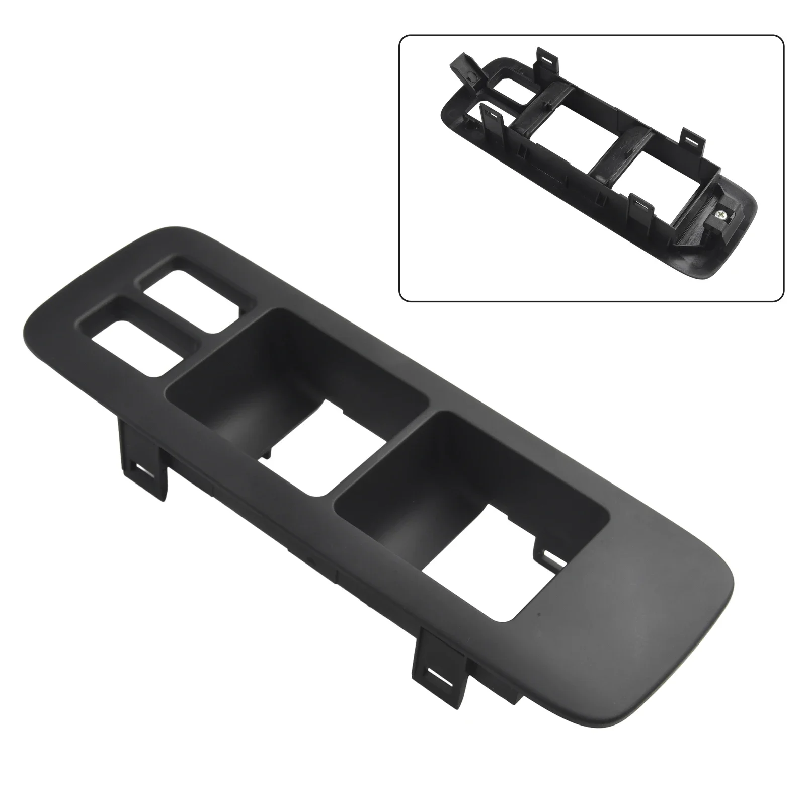 Interruptor de vidro elétrico tampa para Nissan Qashqai J10 08-15, ABS preto acessórios do carro, prático de usar, 80960-2DX0A