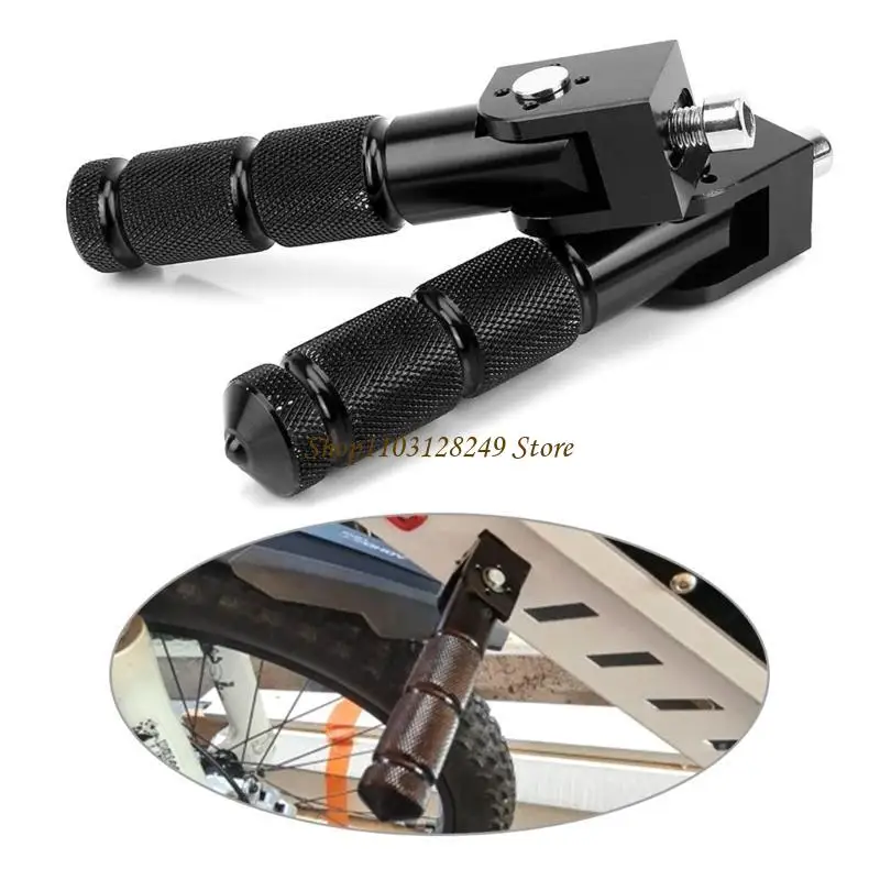 

N5KD 2pcs For Electric Vehicle Motorcycle Footrest Peg Foot Pedal Motocross Footpeg Rear Pedals Bike Mountain Cycling