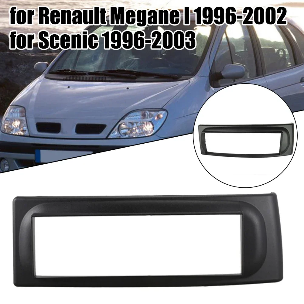 Il più nuovo 1 Din Radio Fascia Per Megane I 1996-2002 DVD Stereo Pannello Dash Mount Telaio Sostituzione Diretta Accessori Auto