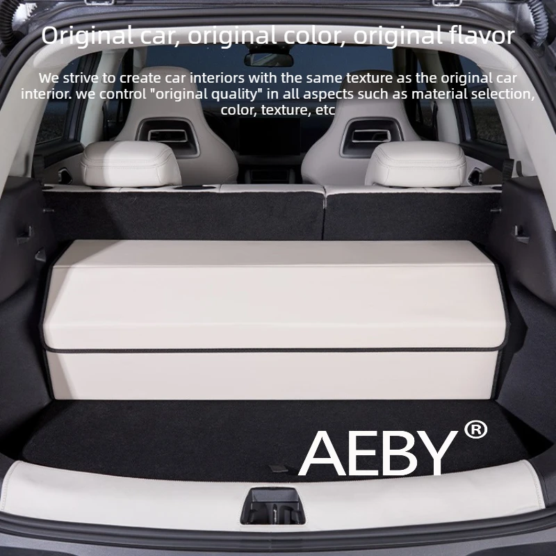 

AEBY For BYD Atto 2 Smart Driving Editio 2024-2025 Foldable Trunk Organizer Box,Large Capacity Folding Storage Box,Accessories