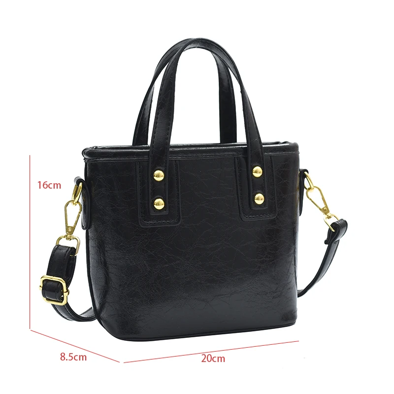 Top Quality Leather Handbag And Purse Female Bag Luxury Designer Small Bucket Shoulder Crossbody Bag Luxury Silver Day Clutches