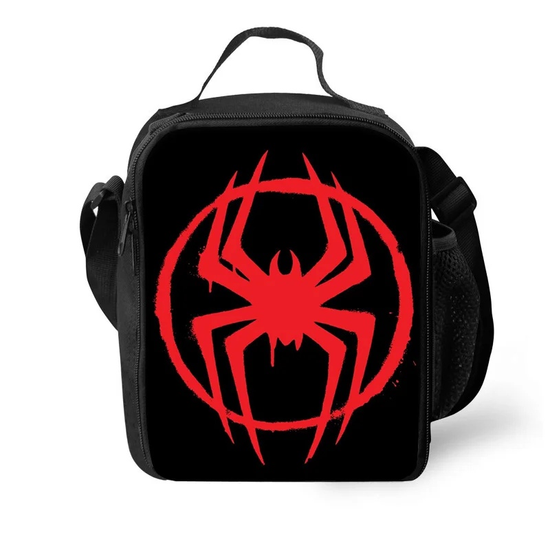 حقيبة سبايدر مان الحرارية معزولة حقيبة الغداء حاوية الغداء مانعة للتسرب حمل صندوق الغداء حقيبة تخزين المواد الغذائية لصبي فتاة أفضل هدية