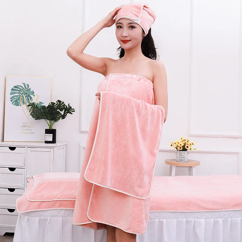 1/3/5pcs Superfine Fiber Soft Bath Towel Beauty Salon Bed Linen Comfortable Turban Sofa Massage SPA Plain Bath Dress Beach Towel