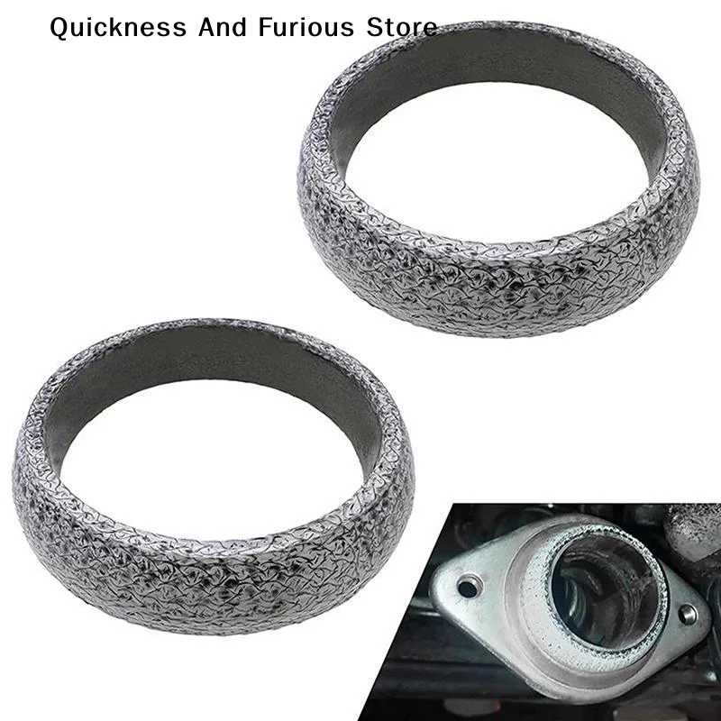 Universal High‑Temperature Exhaust Donut Gasket Ring‑Shape Exhaust Pipe Flange Seal Gasket Exhaust Flange Muffler Replacement