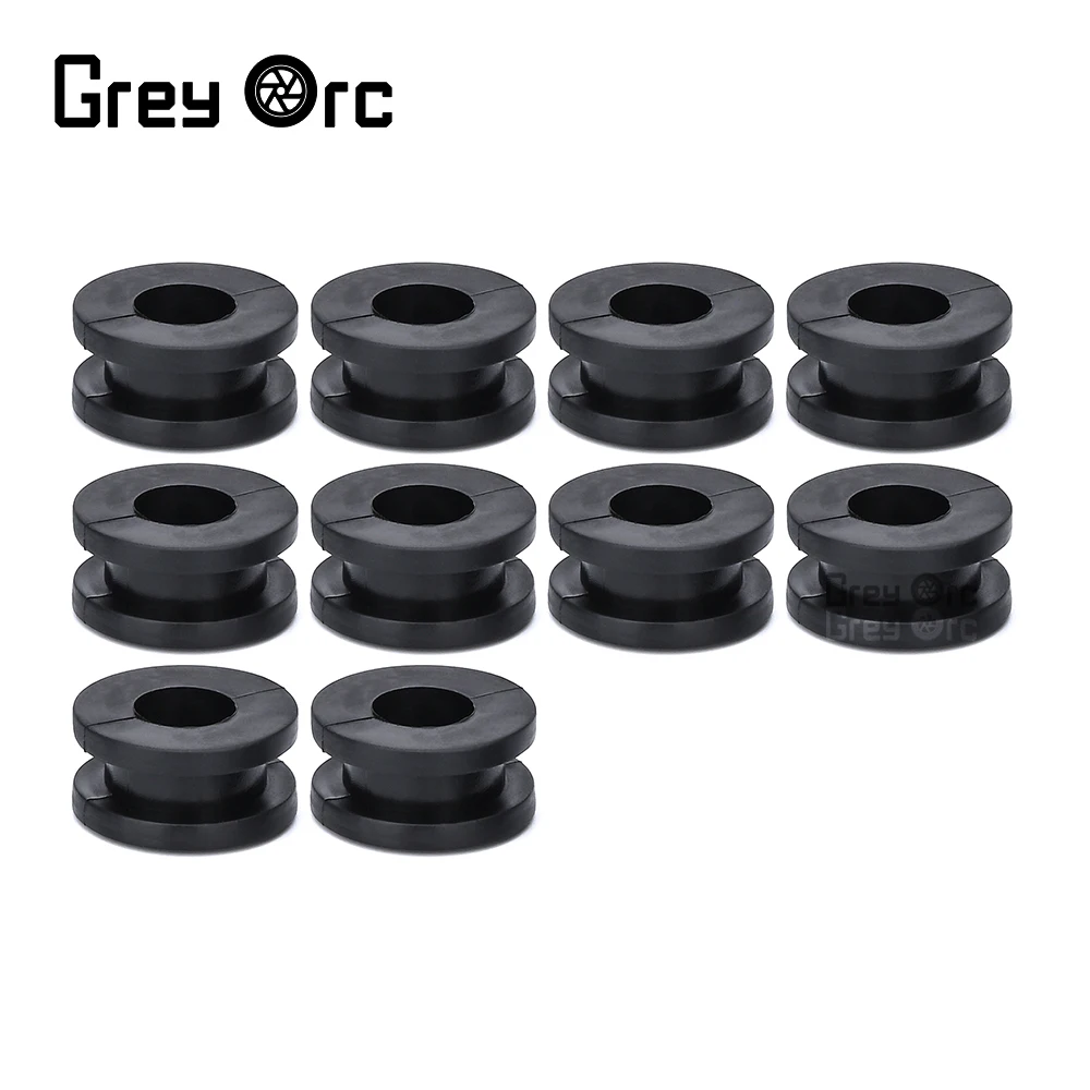 For Honda Kawasaki Yamaha Suzuki M6 Motorcycle Rubber Grommet Kit Fairing Bolt Cushion Washer Steel Bushing Spacer