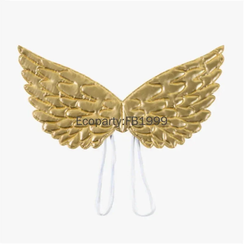 Children Fairy Angel Wings Girls Rainbow Birthday Party Decoration Cosplay Props Kids Halloween Carnival Costume Accessory