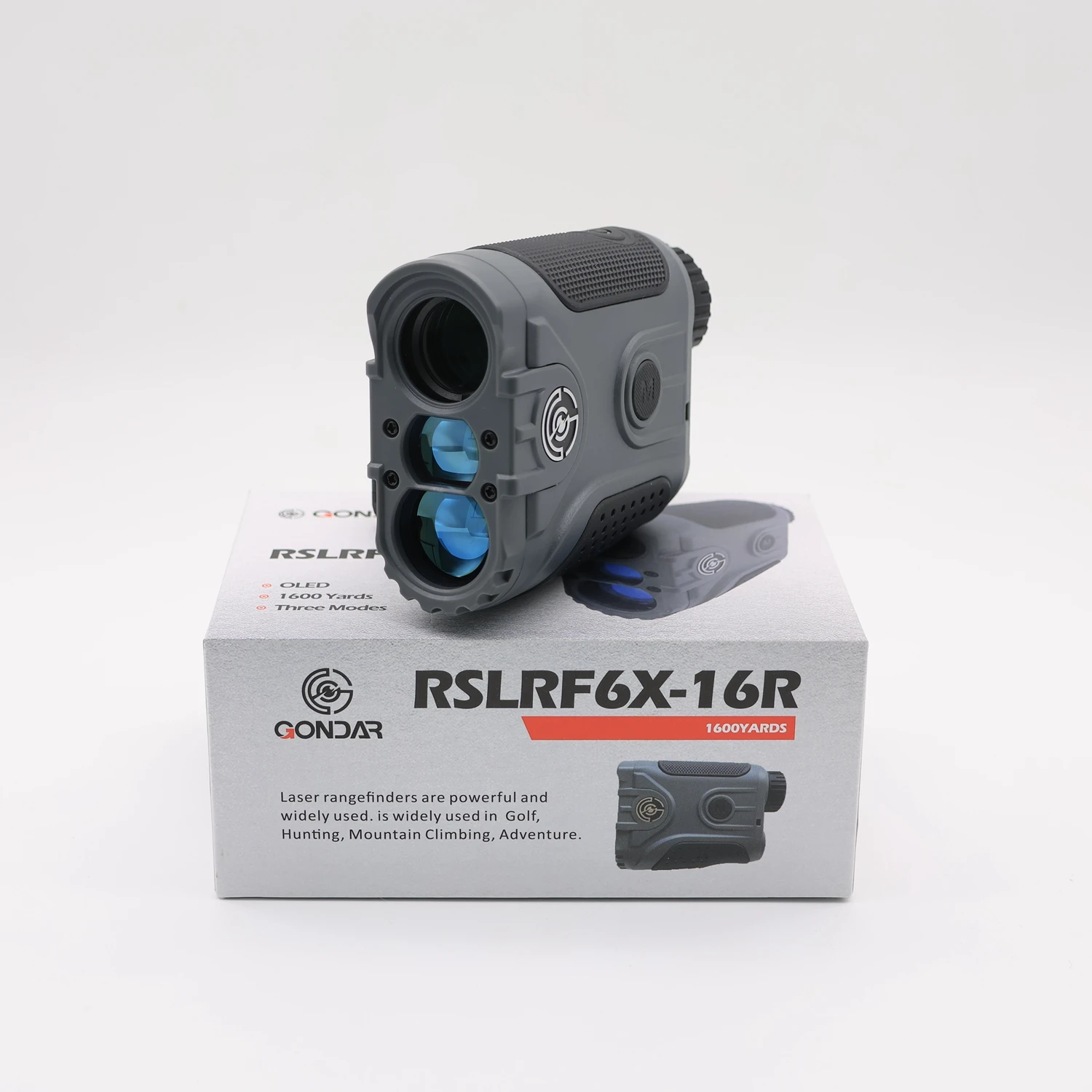 Outdoor Handheld Laser Rangefinder Golf & Hunting 1600 Yards Slope Adjusted OLED Display IP54 Waterproof 6x Magnification