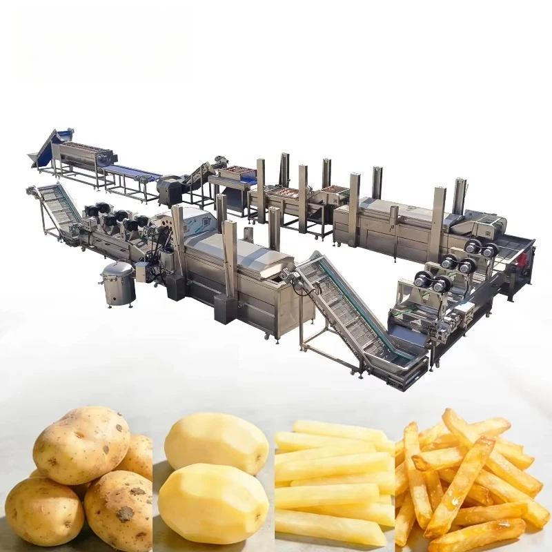 Quality Assured Potato Chips French Fries Line Small Scale High Efficiency Easy Operation Custom