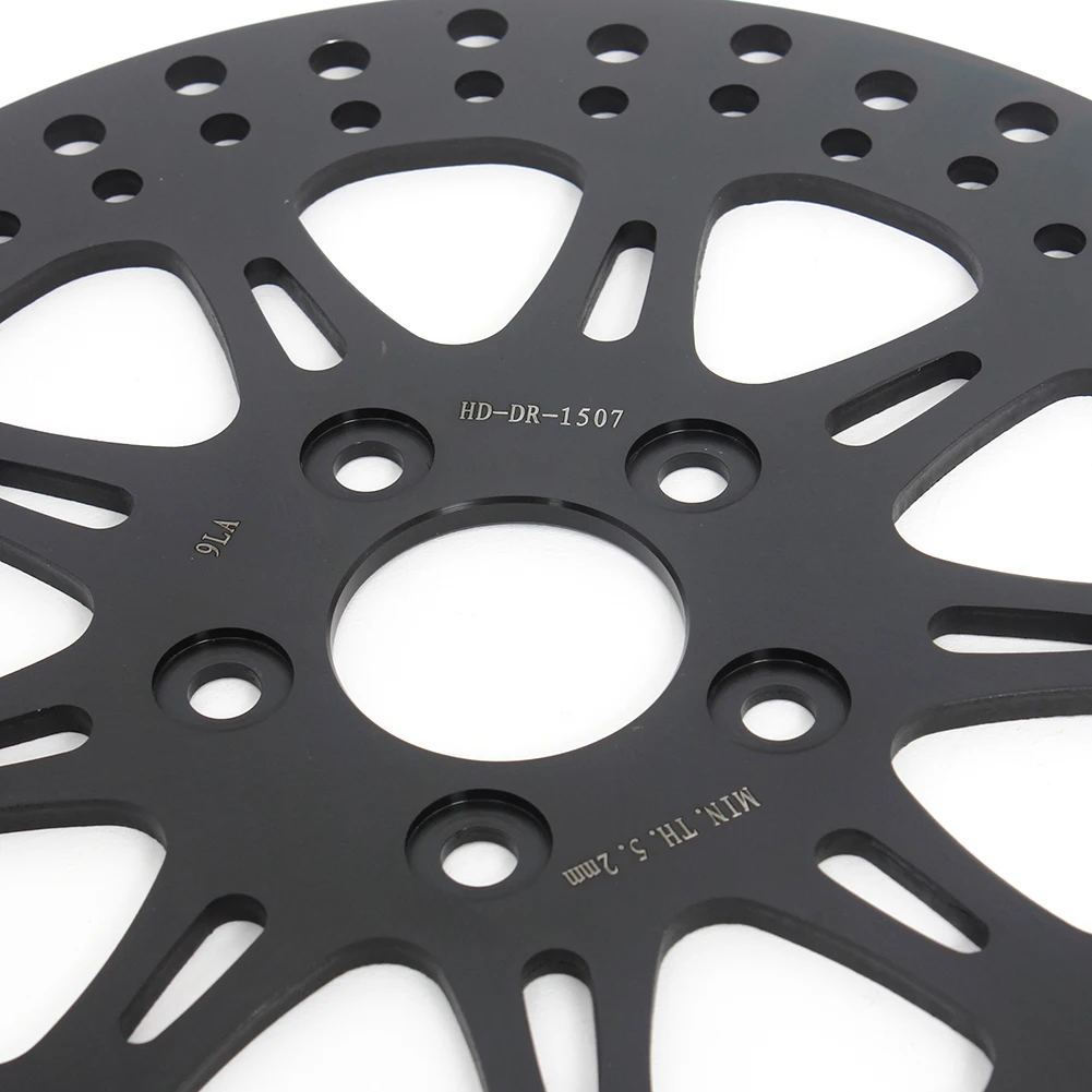 BIKINGBOY FLST Heritage FLSTC FLSTF Fat Boy FXDL Low Rider FXLR FXDWG Wide Glide 93 94 95 96 97 98 99 Rear Brake Disc Disk Rotor view 6