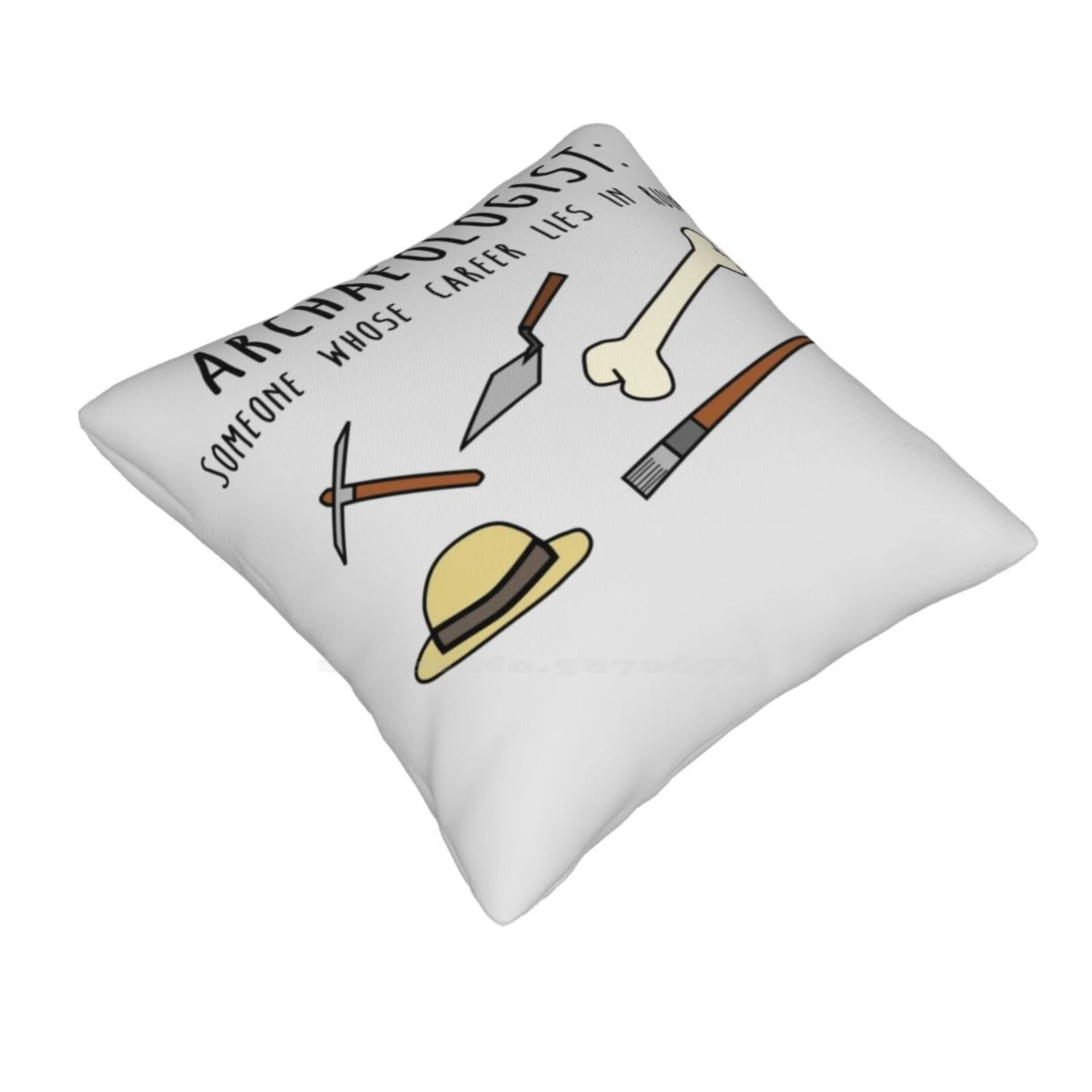 Archaelogy Home Sofa Car Waist Throw Pillowcase Archaeology Archeology Archaeologist Archeologist Science Dinosaur Bones