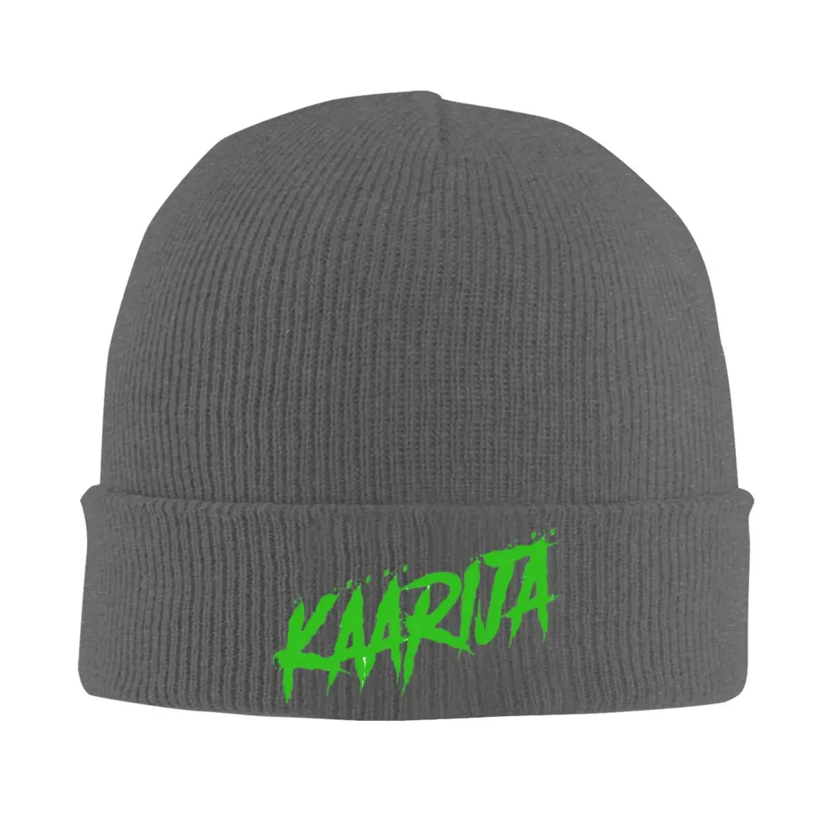 Kaarija Logo Warm Knitted Cap Fashion Bonnet Hat Autumn Winter Outdoor Beanies Hats for Men Women Adult