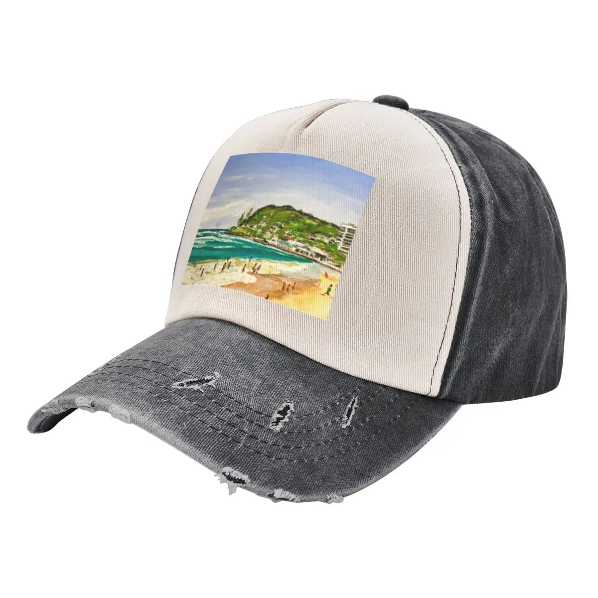 

Burleigh Heads Summer Baseball Cap Beach Anime Women's Beach Men's