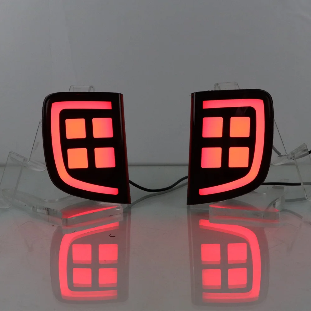 

July King Car Brake Lights for Toyota Land Cruiser 2008-2015, LED Brake Light + Night DRL + Streamer Turn Signals, Start Scan