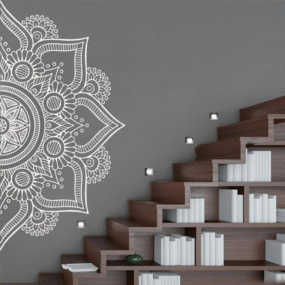 Drop Shipping Meditation Yoga Mandala Naklejka Usuwalna Fototapeta Winylowa Plakat do Pokoju Dziecięcego Salon Dekoracja Domu Fototapeta Winylowa Naklejka
