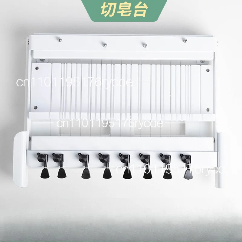 

Handmade soap, soap cutting tool row, tangent line cutting homemade soap, soap cutter, soap cutting table