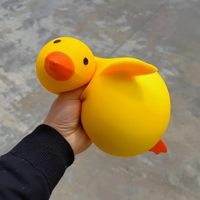 Jumbo Squishy Yellow Duck Fidgets Toys Cute Goose Squeezes Animals Vent Toys Adults Decompression Stretch Toy Friends Best Gift