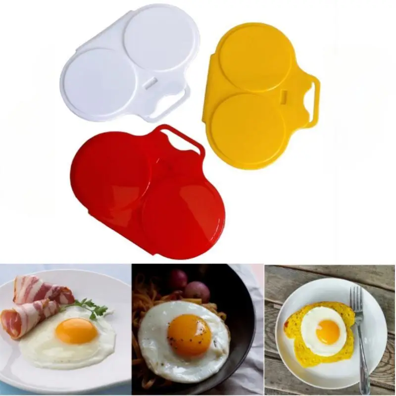 Portable Plastic Microwave Egg Cooker, Convenient Kitchen Cooking Mold, Egg Steamer Kitchen Gadget