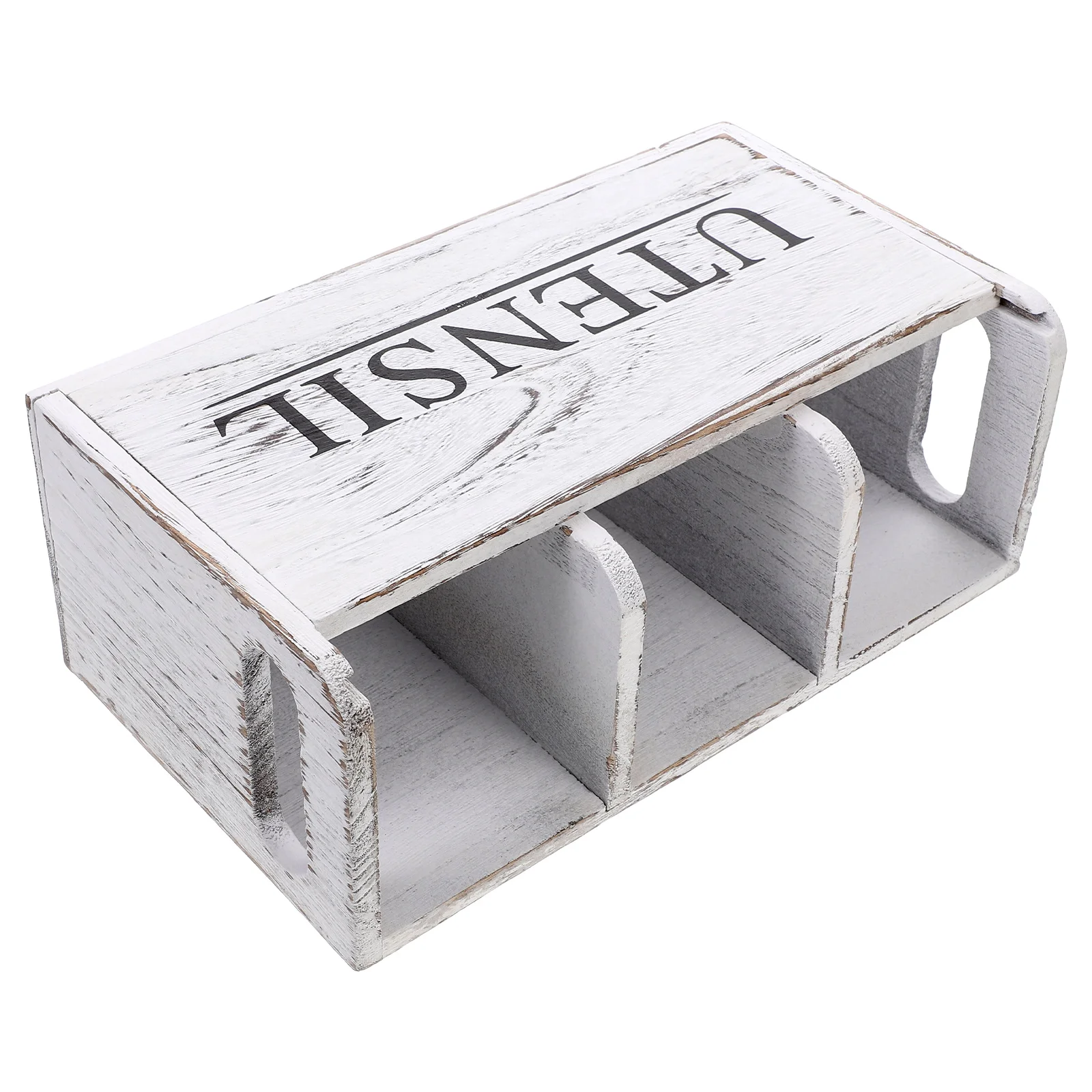 

Cutlery Kitchen Knife and Fork Storage Basket Cooking Utensil Holder Countertop Desktop Box Utensils Organizer White Fancy