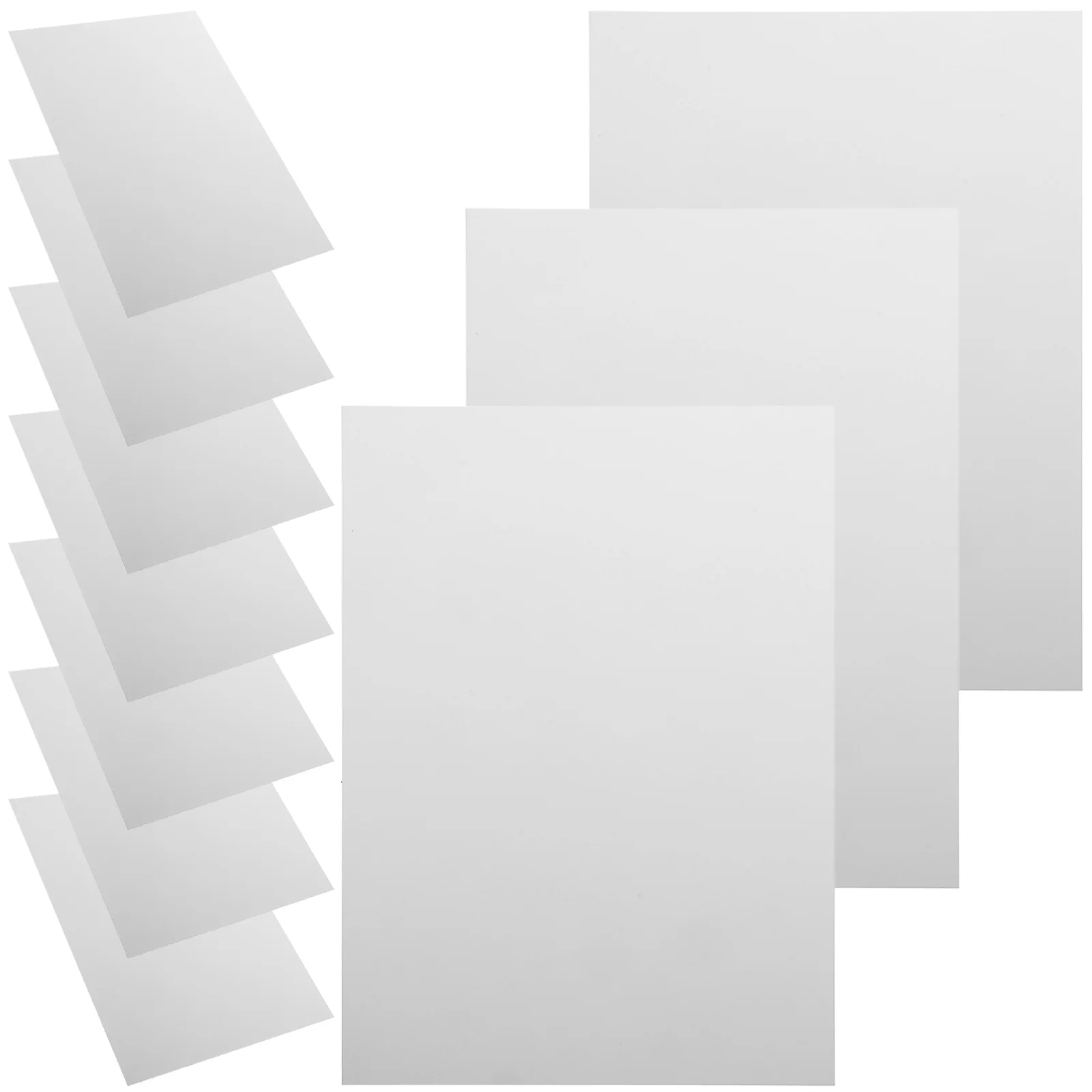 10pcs Hard Plastic Sheets Plastic Sheeting Thermoplastic Sheet for Projects Display Picture Frame moldable plastic sheets