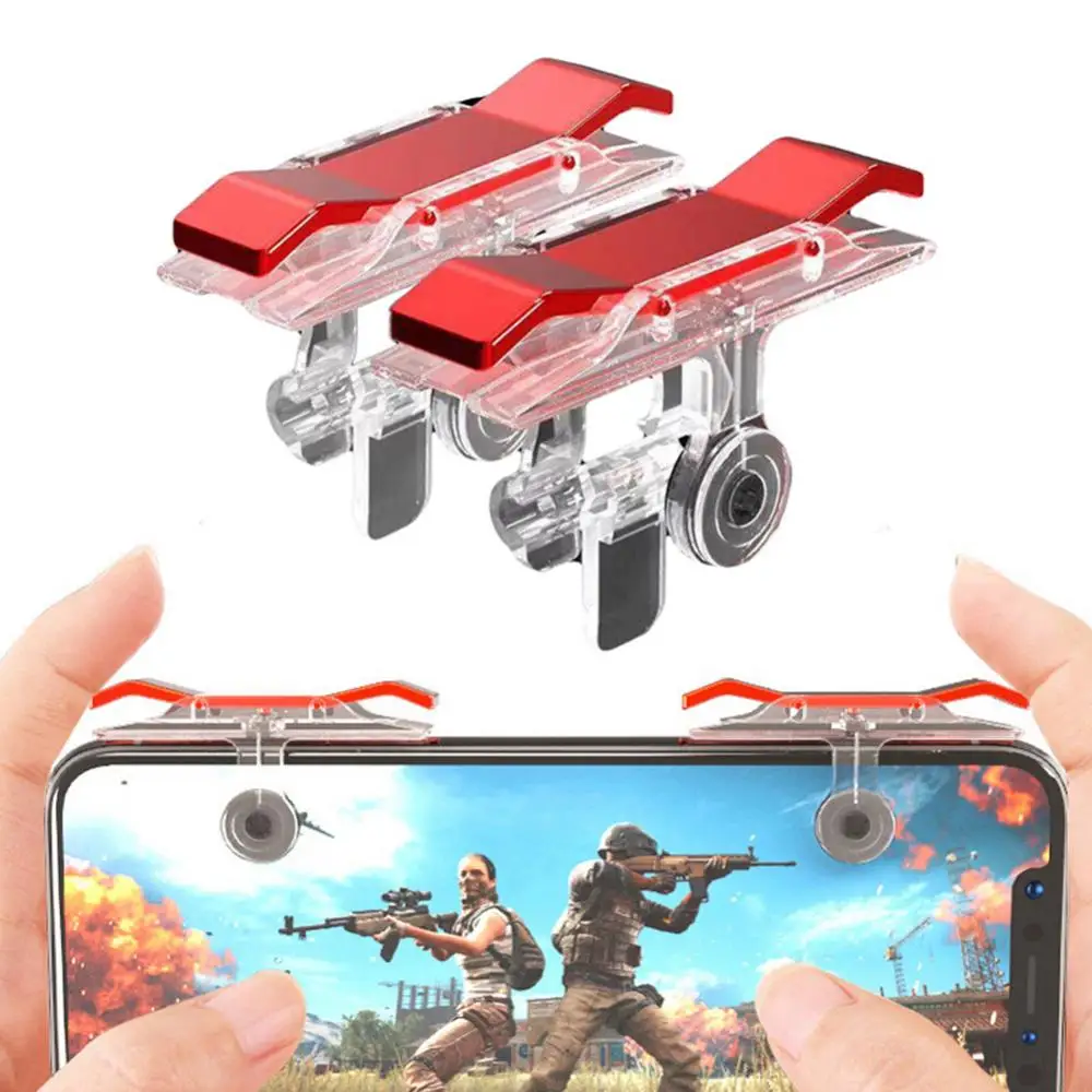 E9 1 Pair Mobile Phone L 1 R1 Fire Button Aim Gaming Trigger Shooters for PUBG Suitable For All Kinds Of Phones image 2