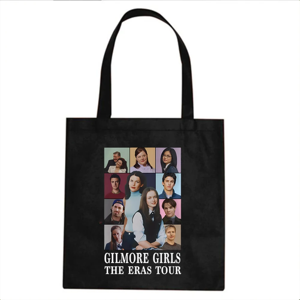 Gilmore Girl Tote Bag Vintage Stars Hollow Women Handbag Rory Lorelai Gilmore Eco Shopping Bag Luke's Diner Tote Bookish Gift