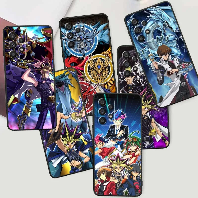 

D-Duels M-Monsters Comics Phone Case For Samsung A73 A72 A71 A55 A54 A53 A52 A51 A13 A22 A16 A15 A12 A14 A05 A06 5G Black
