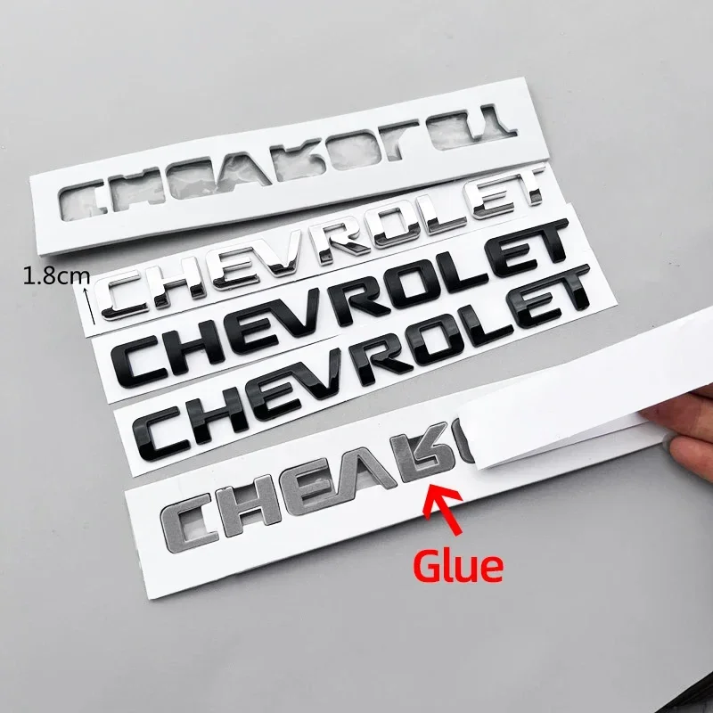 سيارة الخلفي الجذع الأوسط ABS رسائل شارة شعار ملصقات للشعار لشروليه كولورادو هايت كونتري ماليبو xl سيلفرادو سبارك lt