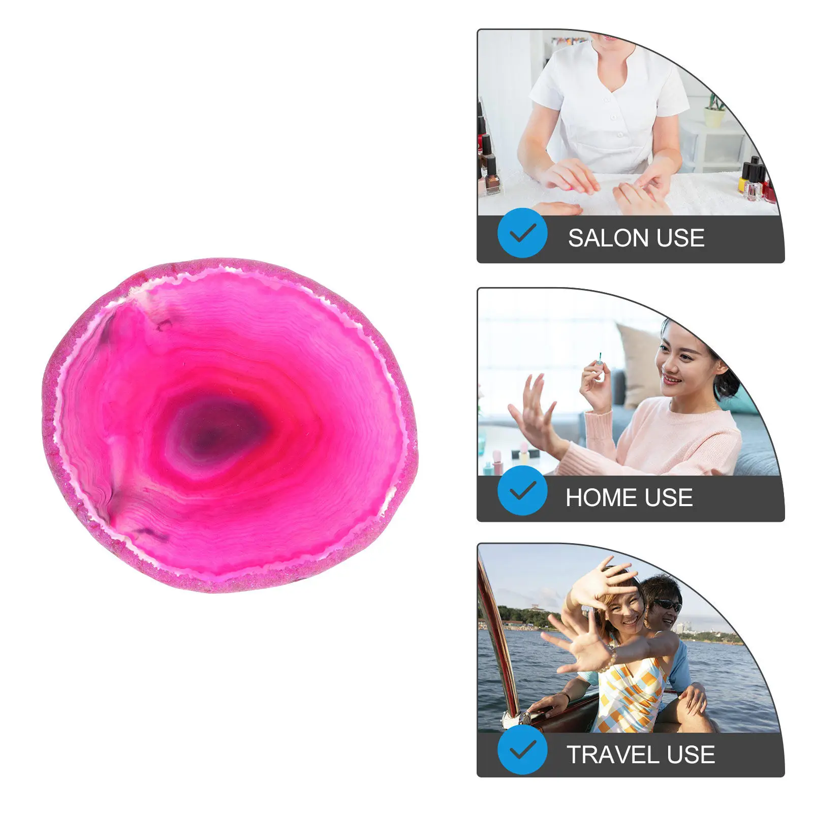 1Pcs Nail Art Mixing Tray Premium Manicure Pallet for Nail Polish Foundation Lipstick Eyeshadow Pigment Color Customization DIY