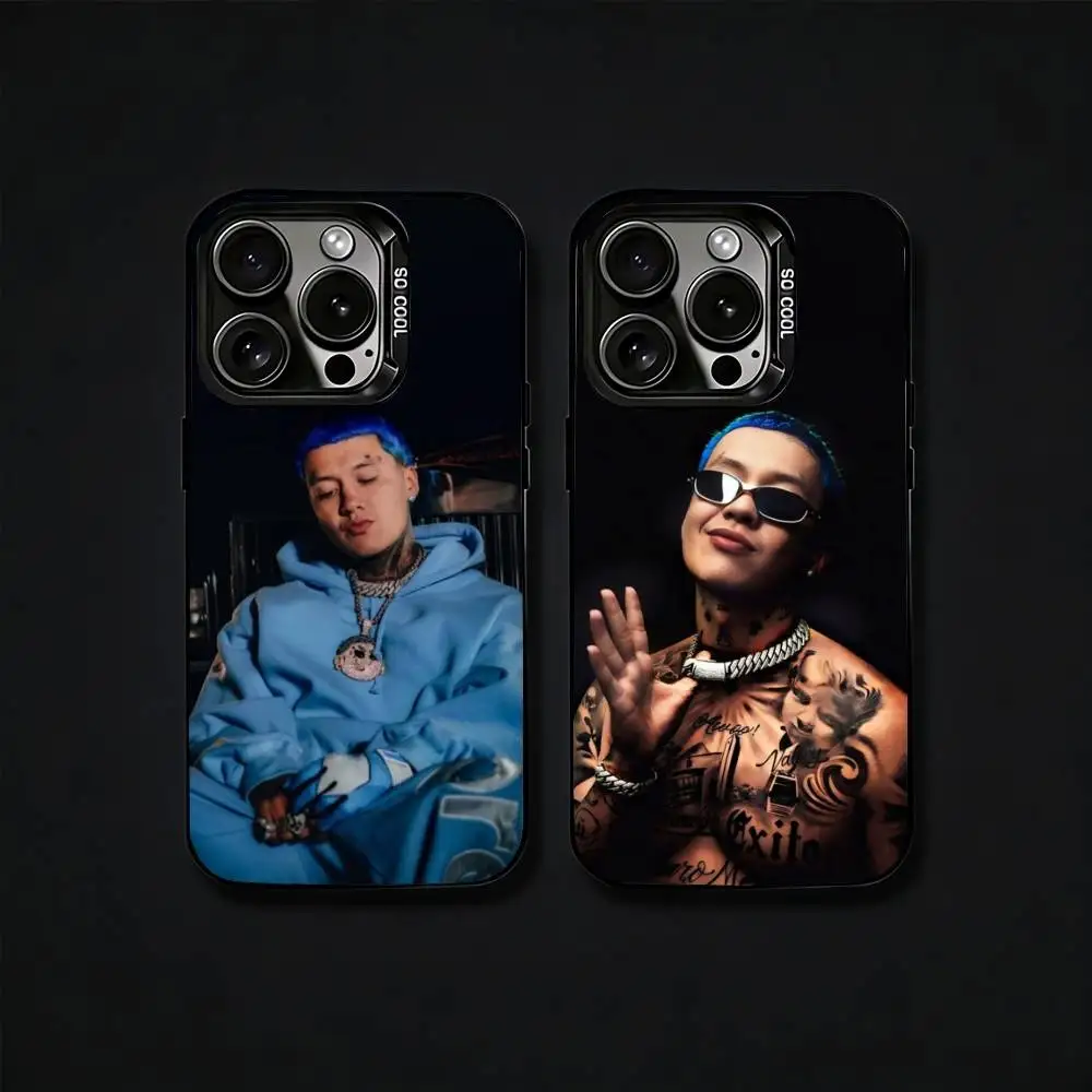 

B-Blessd Rapper Phone Case For iPhone17, 16,15,14,13,12 Pro Max Black Candy Matte Shockproof Cover