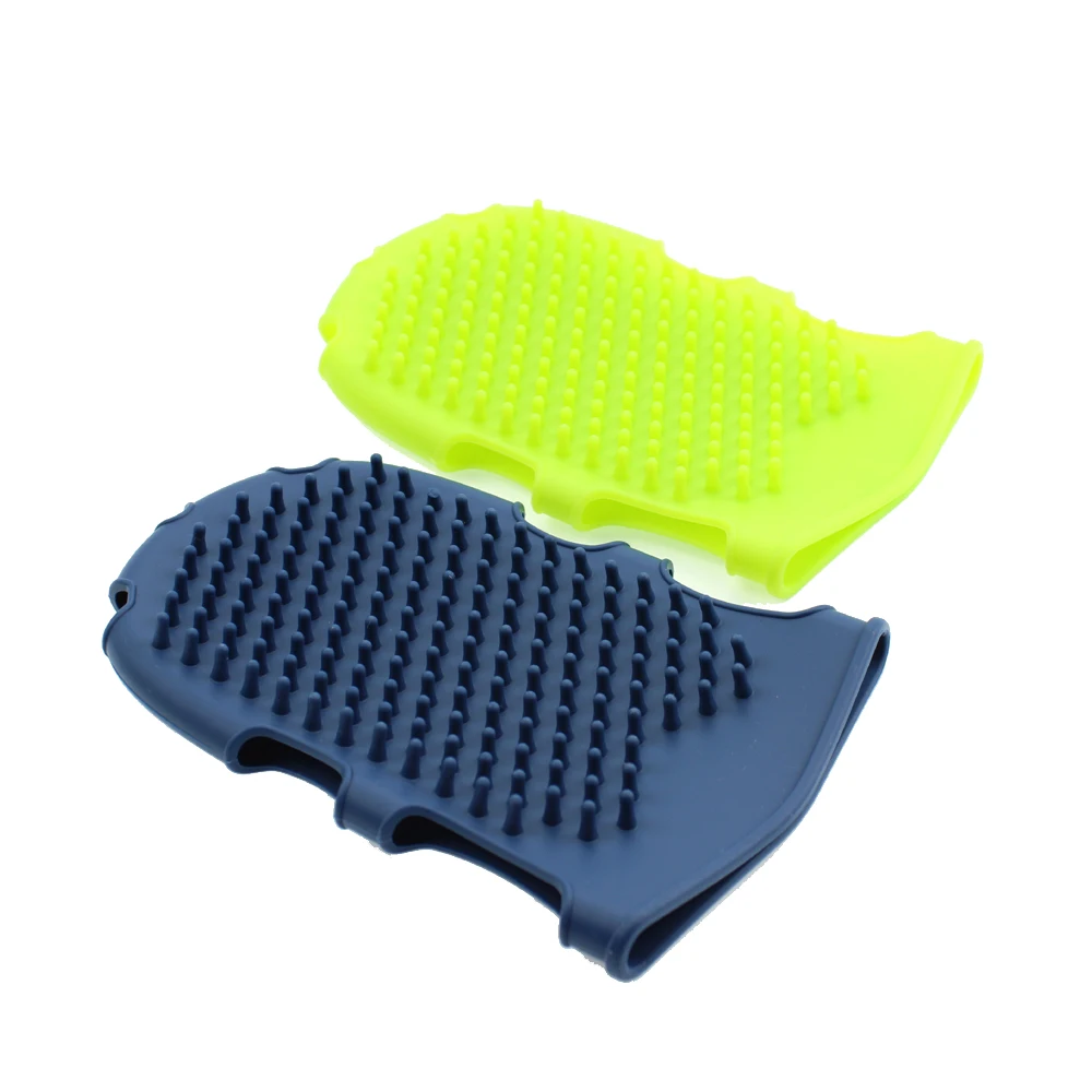 Silicone Bathing Gloves Body Brush Massage Tool Exfoliating Shower Skin Care R Om Color Children Bath Glove Gentle Comfortable