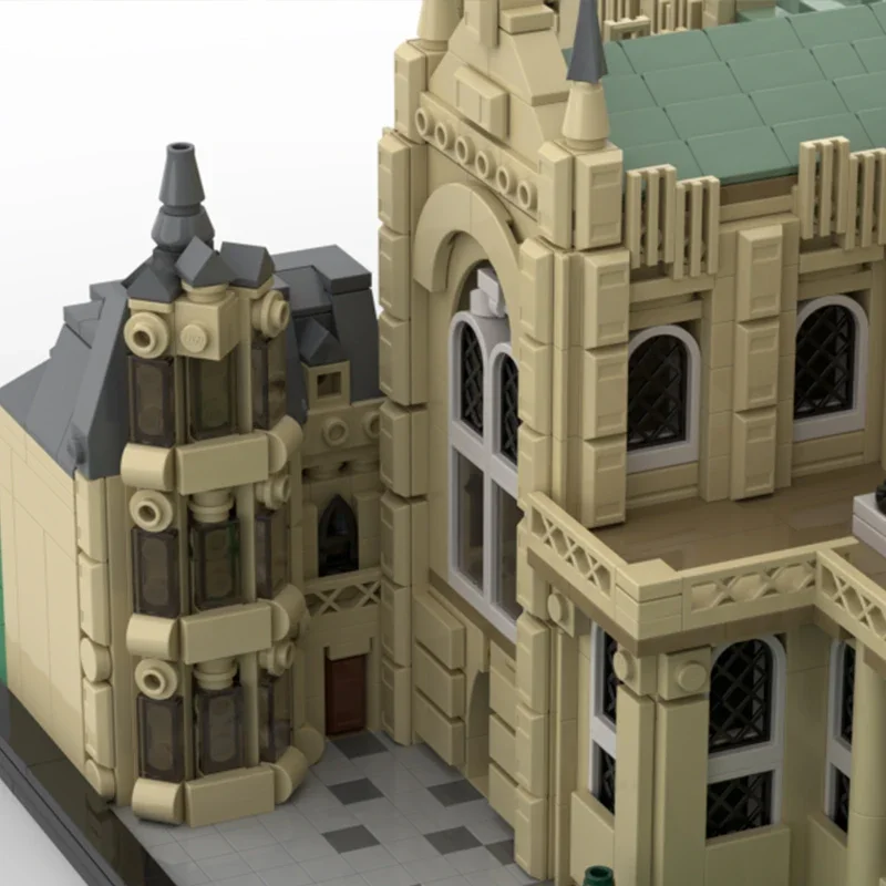 4106PCS Moc Creator Expert Medieval Grace Church NYC Building Model Block Model Bricks Set Desktop Decoration Kids Toy present