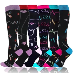 Men's Compression Socks 20-30 mmhg Varicose Veins Socks Medical Nursing Stockings blood circulation Flight Travel Edema Diabetes