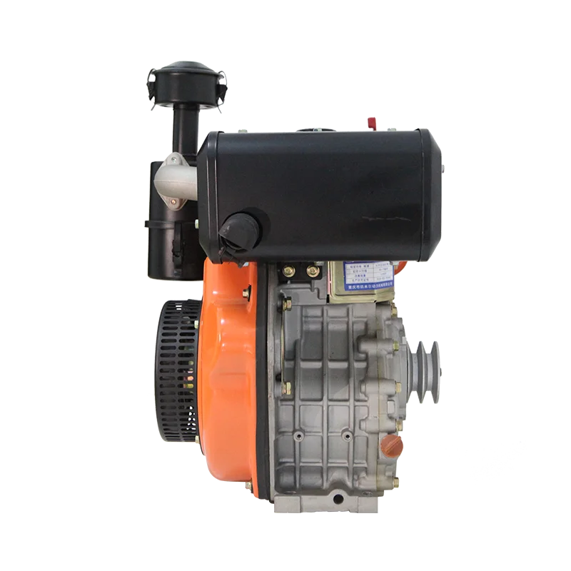 Applicable to construction 186F 8 hp 6.3 KW 406cc single cylinder air cooled very small diesel engine