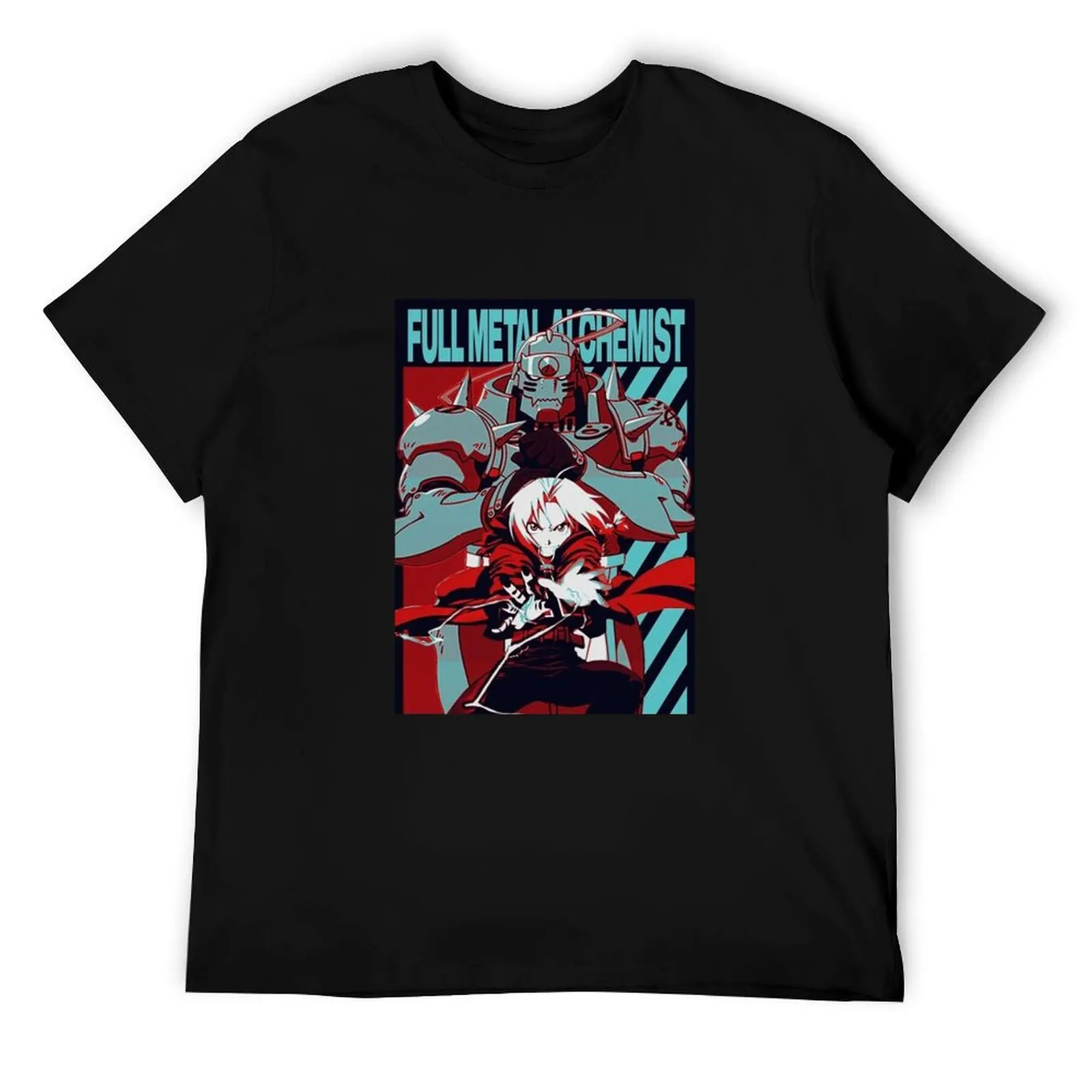 

Full Metal Alchemist T-Shirt cotton t shirt pack anime tshirt man t shirts high quality luxury brand T-Shirt