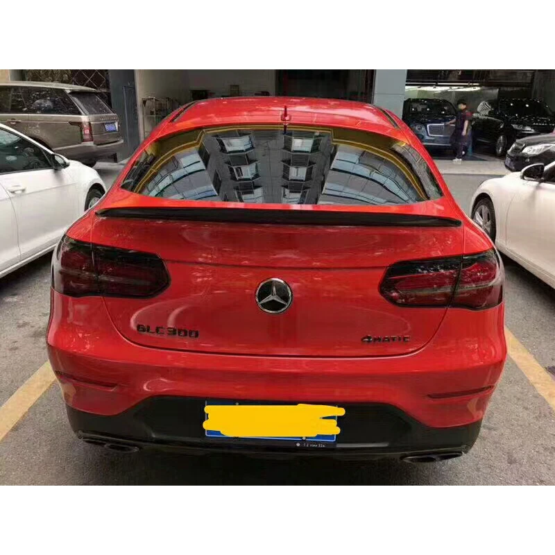 Carbon Fiber Rear Spoiler for Mercedes Benz GLC Class Coupe W253 C253 GLC250 GLC300 GLC350 2016 - 2019 Rear Trunk Wing