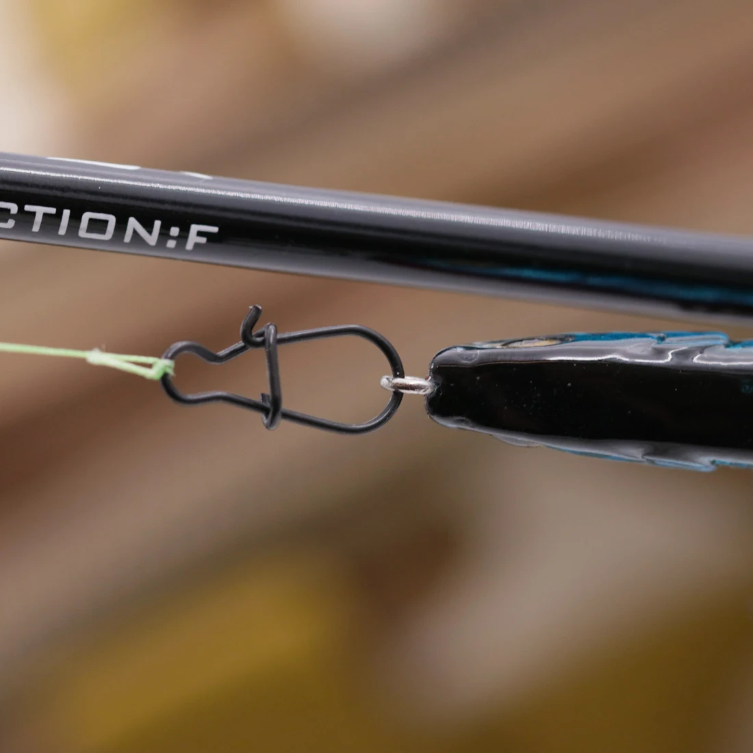 FishTrip Fishing Snap Matte Duo Lock Snap with Carabiner Fishing Connector Stainless Steel Frosted Surface Terminal Tackle